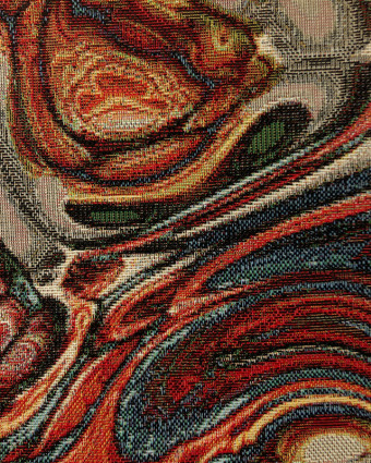 Tissu Ameublement Jacquard Lave Tritons  - Mercerine