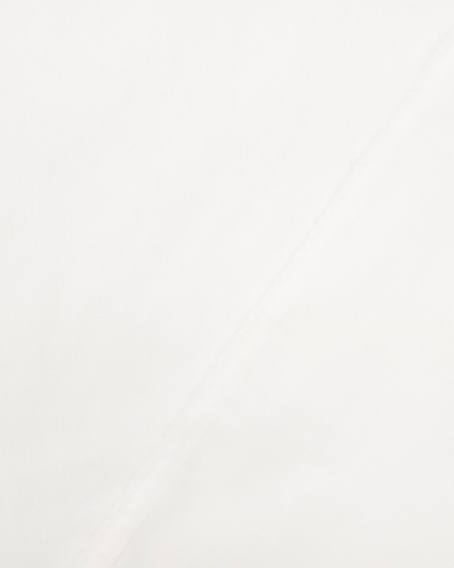 Voile de coton ivoire OekoTex - Mercerine