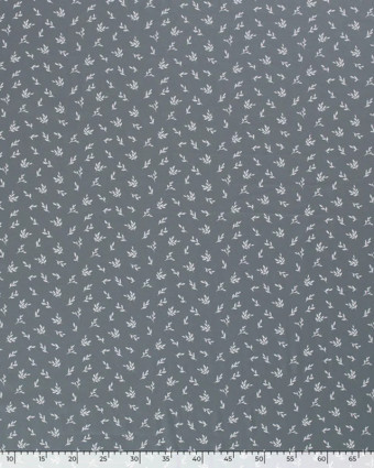 Popeline Coton Feuille Olivier OekoTex, disponible 5 couleurs - Mercerine
