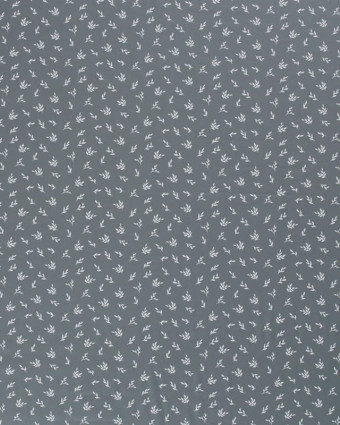 Popeline Coton Feuille Olivier OekoTex, disponible 5 couleurs - Mercerine
