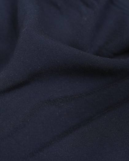Tissu viscose bleu profond doux Anja - Mercerine