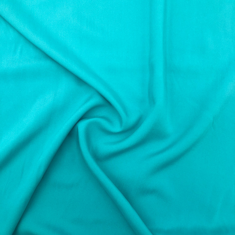 Tissu viscose Bleu vert aqua - Mercerine