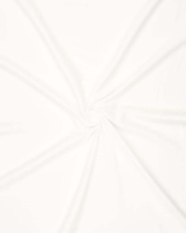 Tissu Off White Effet Texturé Oekotex - Mercerine