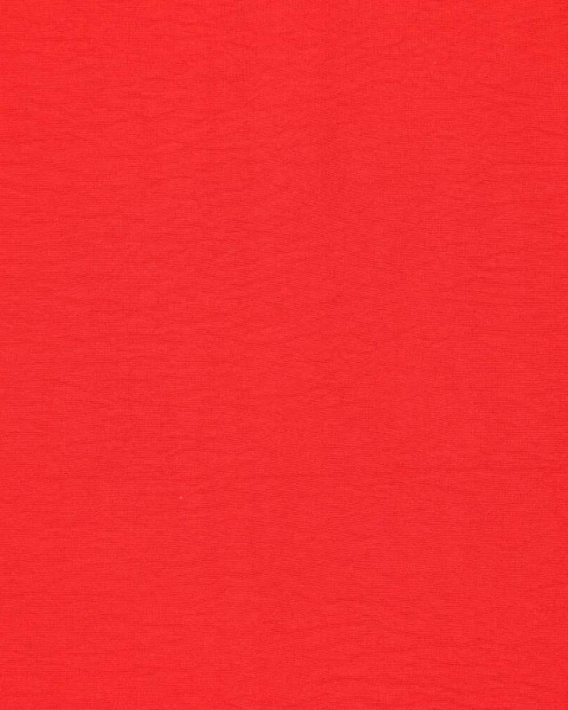 Tissu Rouge Effet Texturé Oekotex  - Mercerine