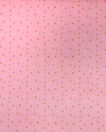 Pyjama Petite Fleur Fond Rose    - Mercerine