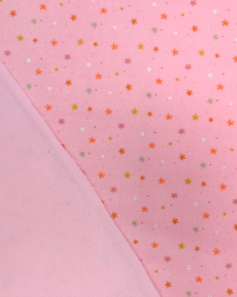 Pyjama Petite Fleur Fond Rose    - Mercerine