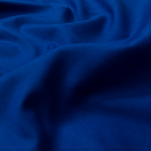 Tissu Popeline Coton Bleu Roi Oeko-Tex - Mercerine