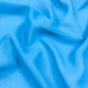 Crêpe Georgette bleu turquoise