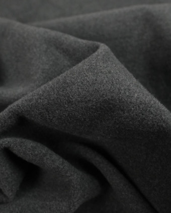 Tissu Manteau Gris Antrhacite - Mercerine