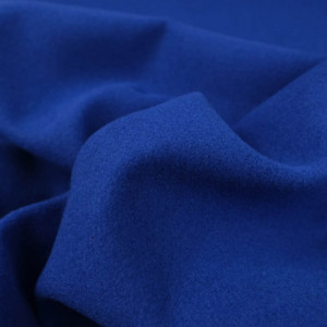 Tissu Manteau Bleu Royal