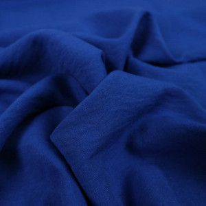 Tissu Bleu Roi Effet Texturé...