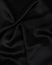 Tissu soie noir ébène Alicia