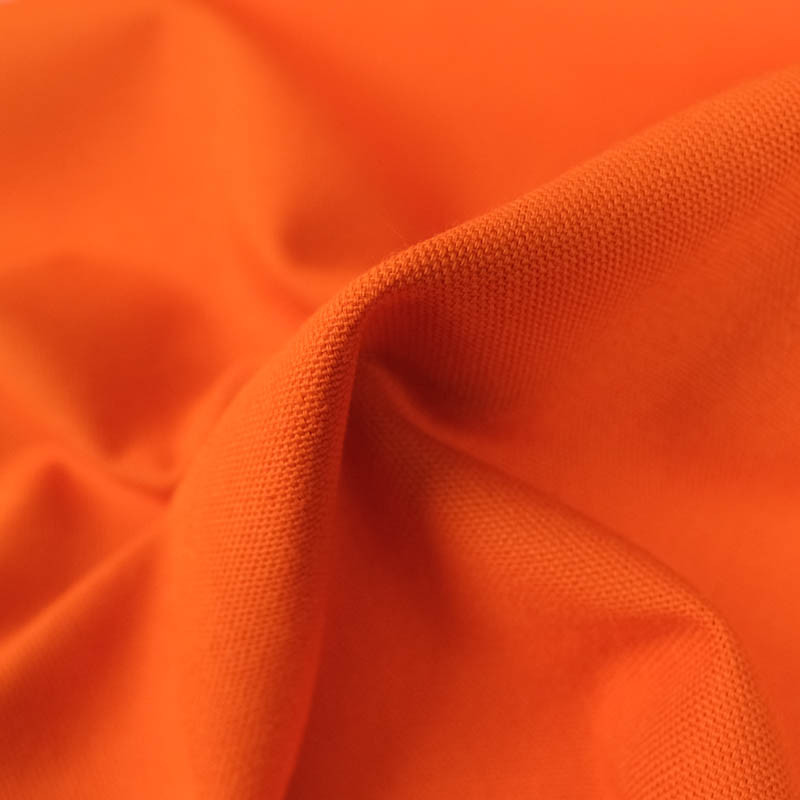 Toile de coton grande largeur orange - Mercerine