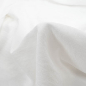 Tissu Blanc Effet Texturé Oekotex Mercerine