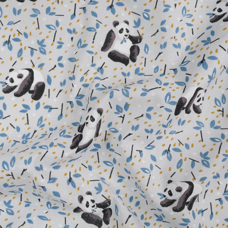 Coton Perle Imprimé Panda - Mercerine