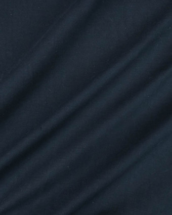 Satin Coton Bleu Nuit - Mercerine