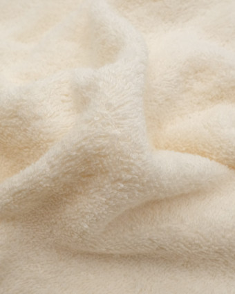 Tissu Eponge en coton écru - Mercerine