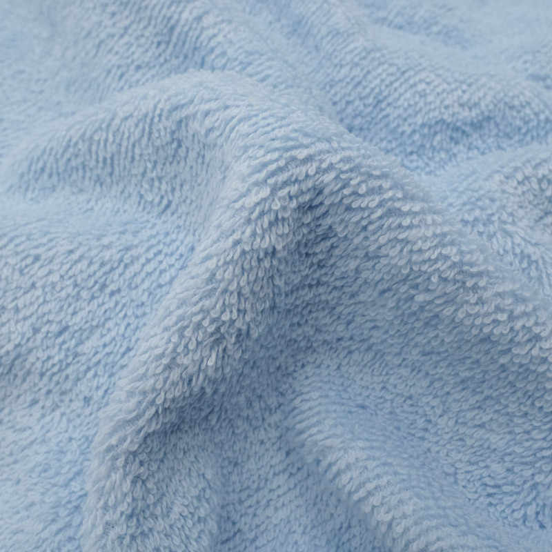 Tissu éponge coton bleu - Mercerine