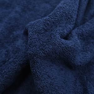 Tissu éponge coton bleu...