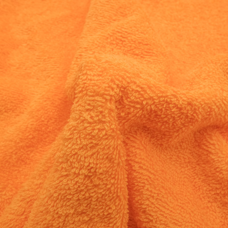 Tissu Eponge coton orange - Mercerine