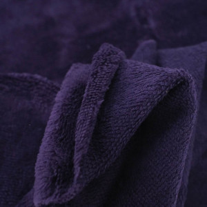 Tissu Eponge bambou violet doudou - Mercerine