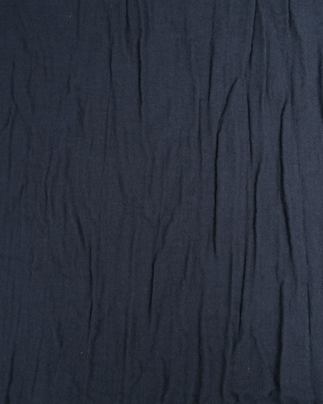 Gaze de coton Bleu De Minuit - tissu bio   - Mercerine