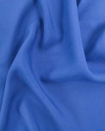 Tissu Viscose Bleu Roi Alina  - Mercerine