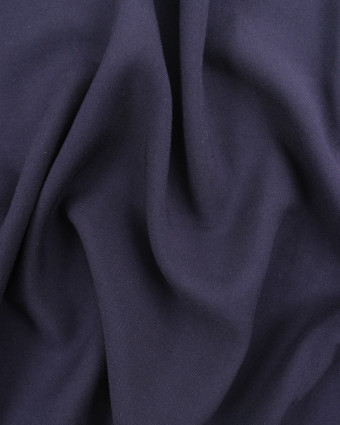 Tissu Viscose bleu marine Alina : tissus en ligne  - Mercerine
