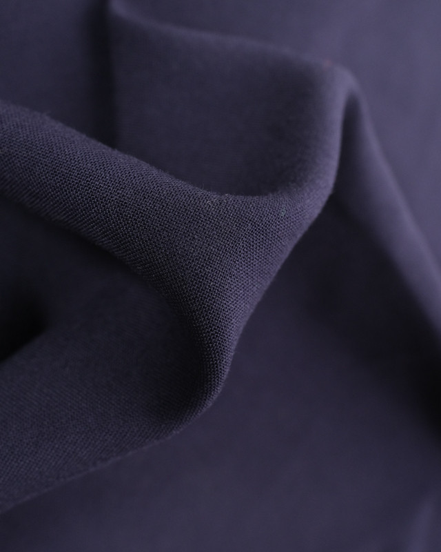 Tissu Viscose bleu marine Alina : tissus en ligne  - Mercerine
