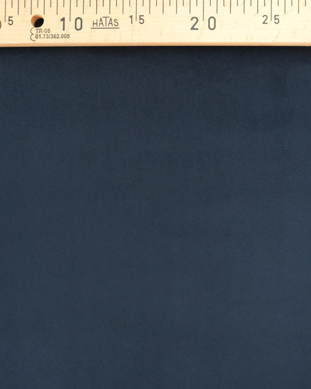 Tissu Velours Epais Ameublement Bleu Fonce Elise - Mercerine