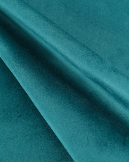 Tissu Velours Epais Ameublement Petrole - Mercerine