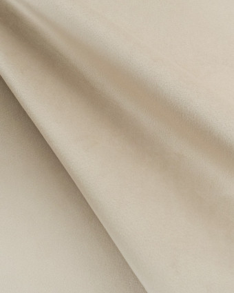 Tissu Velours Epais Ameublement Beige - Mercerine
