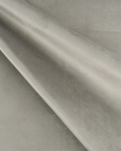 Tissu Velours Epais Ameublement Gris  - Mercerine