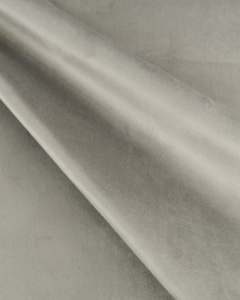 Tissu Velours Epais Ameublement Gris  - Mercerine