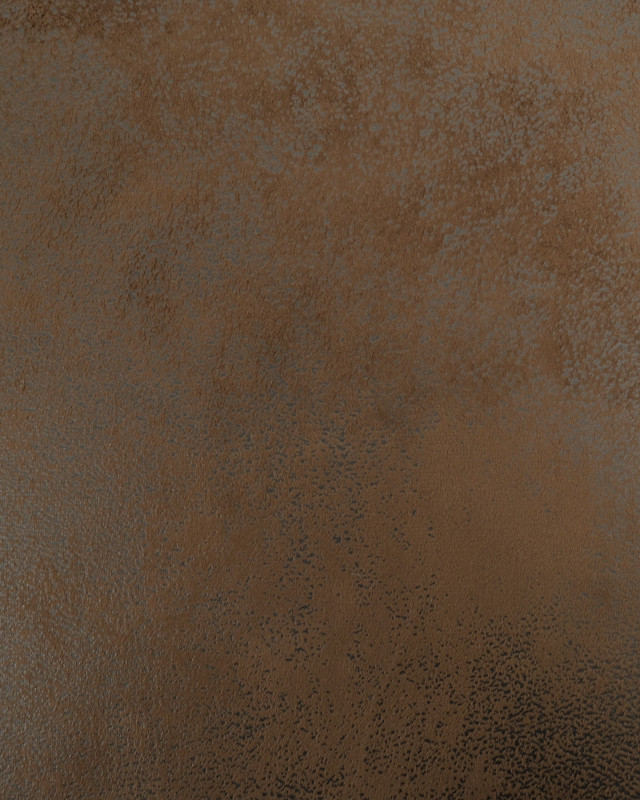 Tissus au mètre : Tissu Effet Cuir Madagascar Marron Chocolat - Mercerine