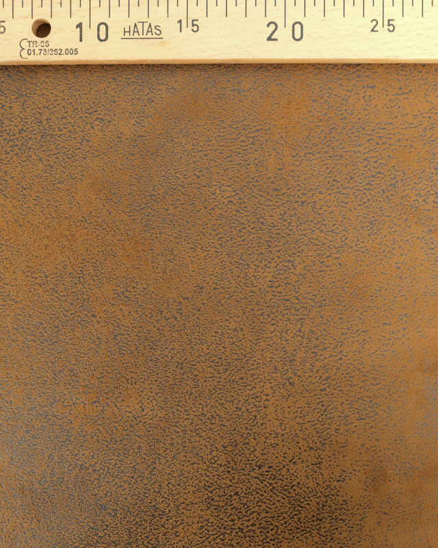Tissus en ligne : Tissu Effet Cuir Madagascar Marron Clair - Mercerine