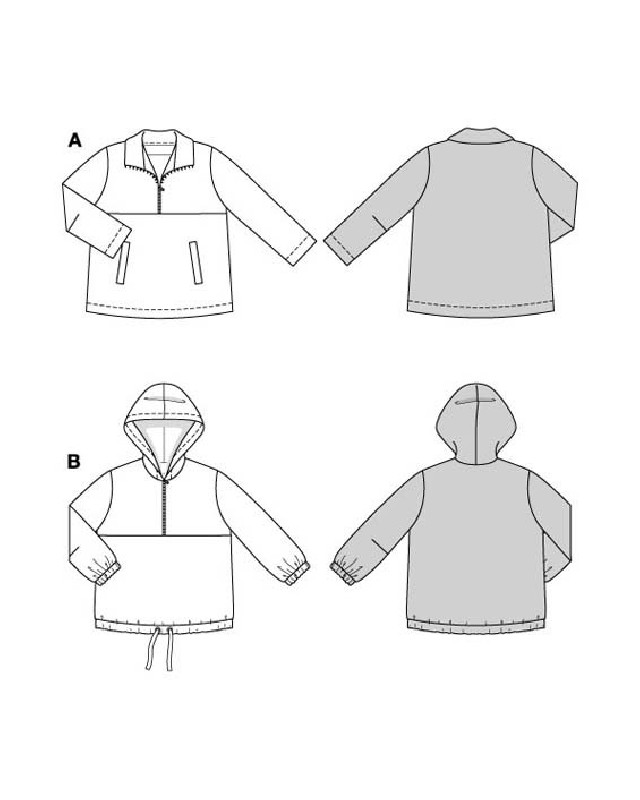 Patron Veste Burda 5881 - Mercerine