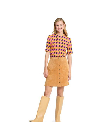   Patron de couture T-shirt Burda 5876 - Mercerine