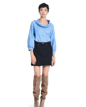   Patron de couture Pull Burda 5858 - Mercerine