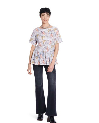   Patron de couture Blouse Burda 5856 - Mercerine