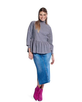 Patron de couture femme Blouse Burda 5856 - Mercerine