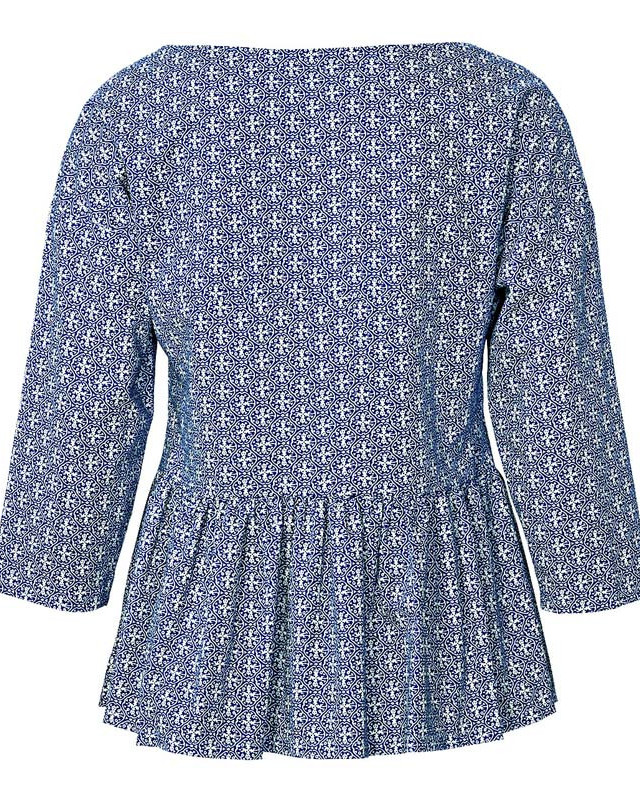 Patron de couture femme Blouse Burda 5856 - Mercerine
