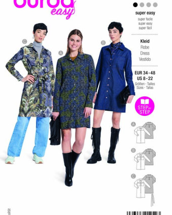 Patron Robe Burda 5854 - Mercerine