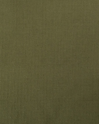 Tissu Mini Nid D'Abeille  Kaki  - Mercerine