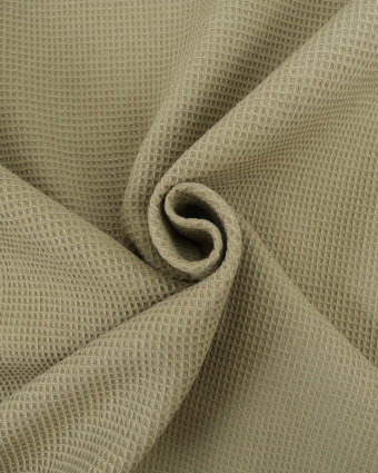 Tissu Mini Nid D'Abeille Vert Sauge  - Mercerine