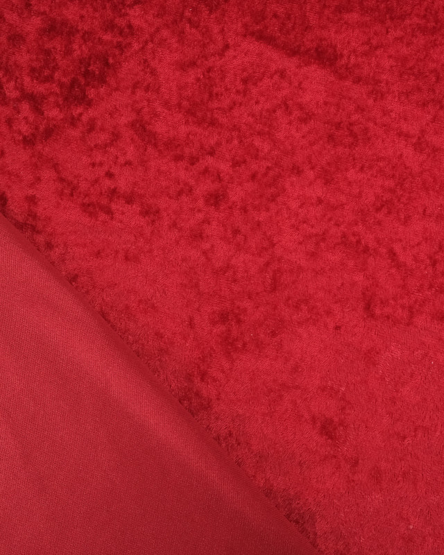 Panne De Velours Rouge - Mercerine