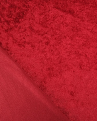 Panne De Velours Rouge - Mercerine