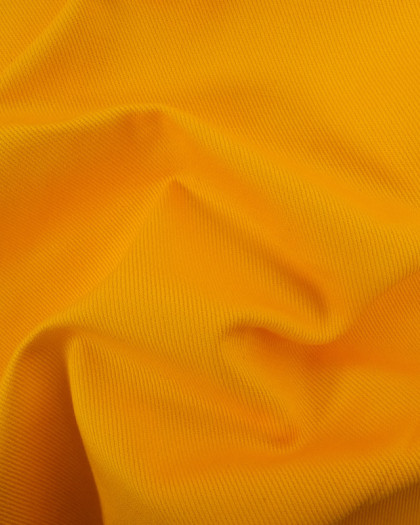 Tissu Serge Coton Oeketex Sanforise Bouton D'Or   - Mercerine
