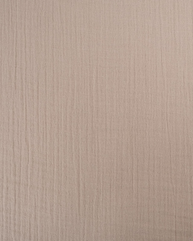Tissu Double Gaze grande largeur gris galet Oeko-tex - Mercerine