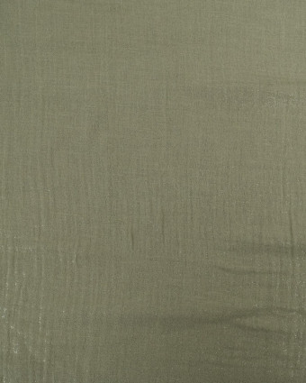 Double Gaze Scintillante Vert Kaki Oeko-Tex - Mercerine